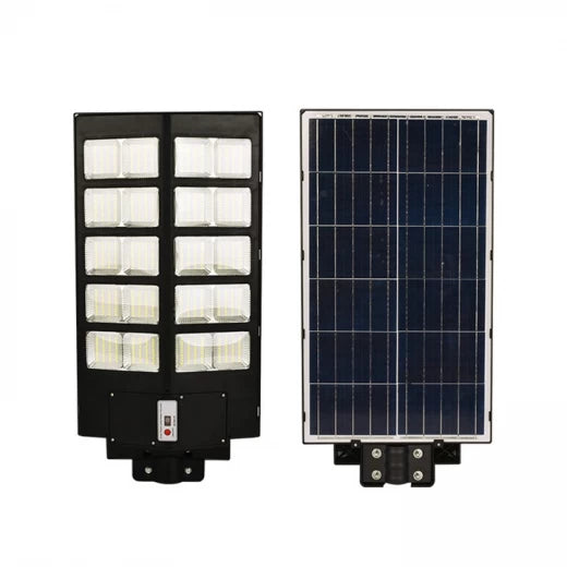1000W Outdoor LED Solar Lamp, with Built-in Solar Panel, Motion and Light Sensor, Remote Control, IP65 - Ideal for Streets, Gardens, Yards, Parking Lots