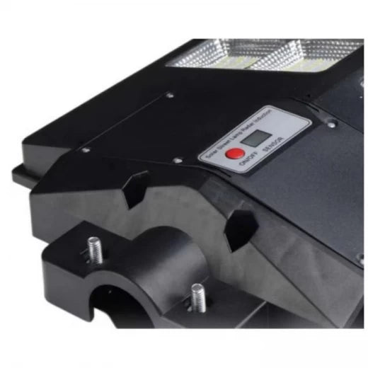 Lampă Solară LED 800W cu Panou Solar Încorporat, Senzor de Mișcare, 3 Moduri de Iluminare, Telecomandă și Suport, IP65 - Ideală pentru Curți, Alei, Parcări, Cabane