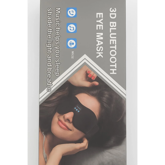 Mască pentru ochi 3D cu Bluetooth – Relaxare totală; Somn profund