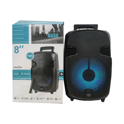 Boxa portabila Bluetooth GTS-1248, 8 Inch, FM Radio, USB, Microfon