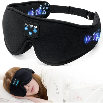 Mască pentru ochi 3D cu Bluetooth – Relaxare totală; Somn profund