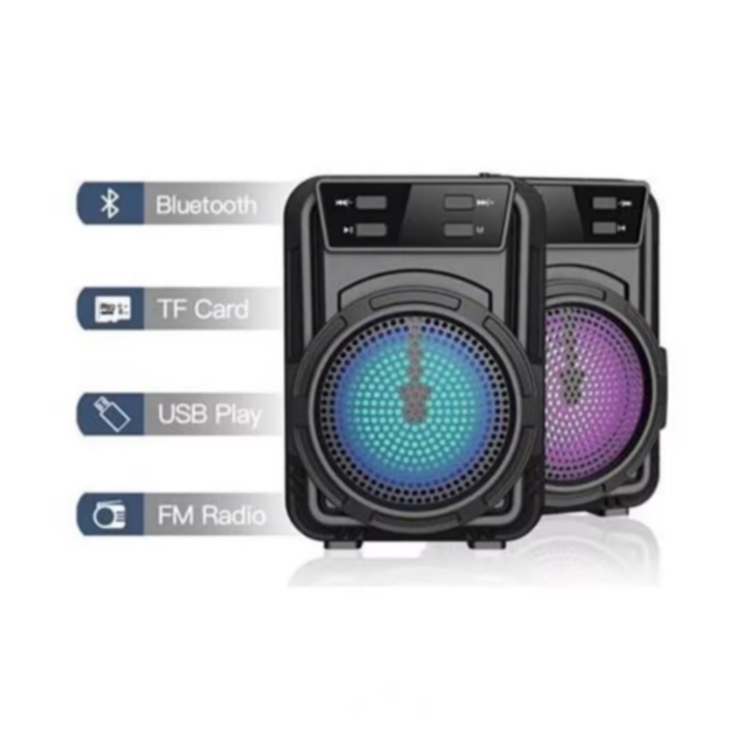 Boxă portabilă cu lumini LED, GTS-1346