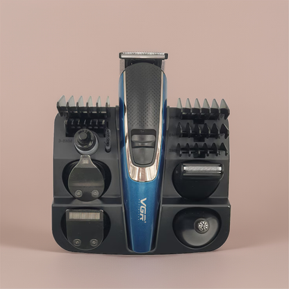 Aparat De Tuns Profesional Multifunctional VGR Navigator V 172, Fara Fir, Albastru/Negru