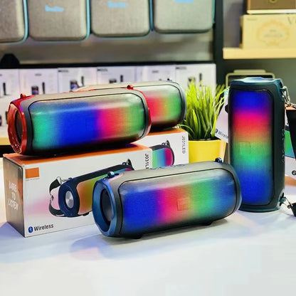 Boxa portabila J031LED, lumini RGB, powerbank, 18W PMPO, USB/AUX