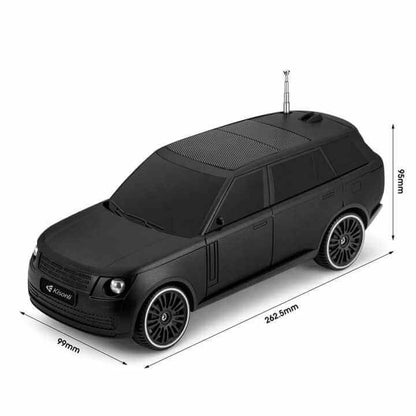 Boxă portabilă tip SUV, 10W, Bluetooth 5.3, Încărcare solară, FM Radio, USB, MP3, TF, LED, TWS, 1200mAh, negru