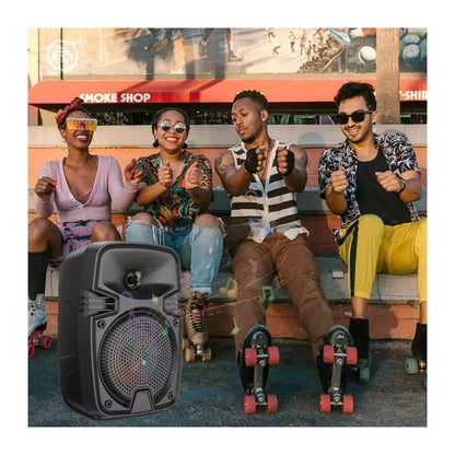 Boxa portabila ZQS1328, 24W PMPO, BT/FM/USB, LED, 1200mAh