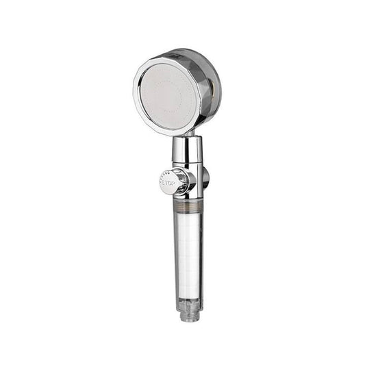 Shower head with adjustable intensity, strong jet, dimensions 25x8 cm, Silver