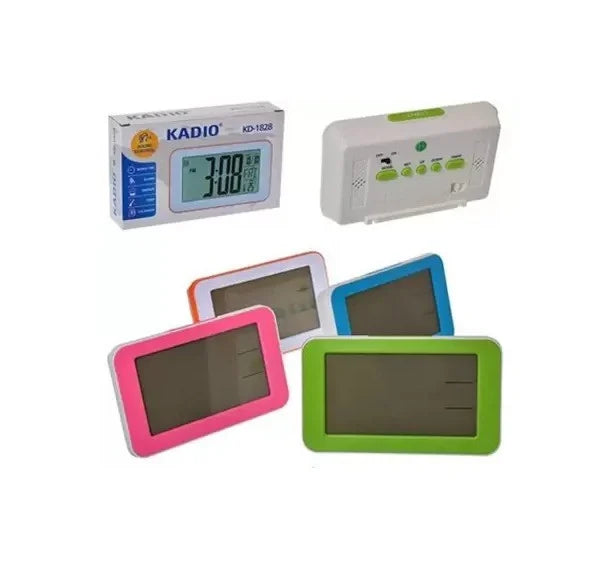 Uhr mit LCD-Bildschirm KADIO 1828 Beleuchtung