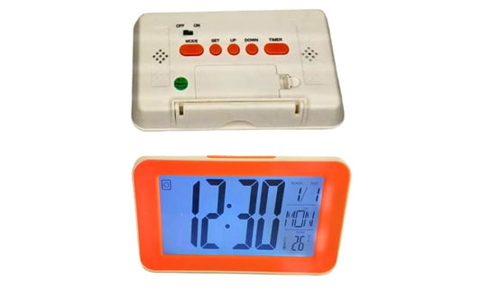 Uhr mit LCD-Bildschirm KADIO 1828 Beleuchtung