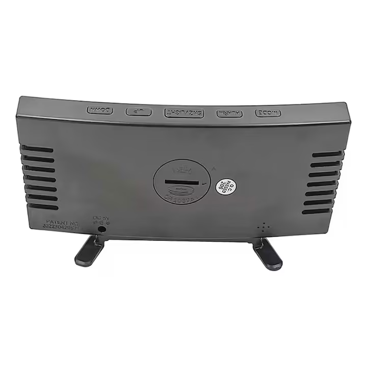 Spiegel-Tischuhr mit Alarm DS-3811L, grünes Display