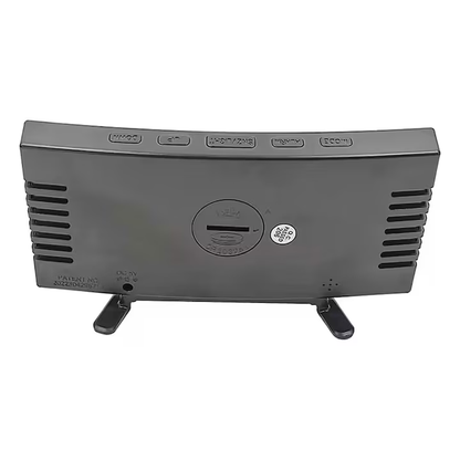 Spiegel-Tischuhr mit Alarm DS-3811L, grünes Display