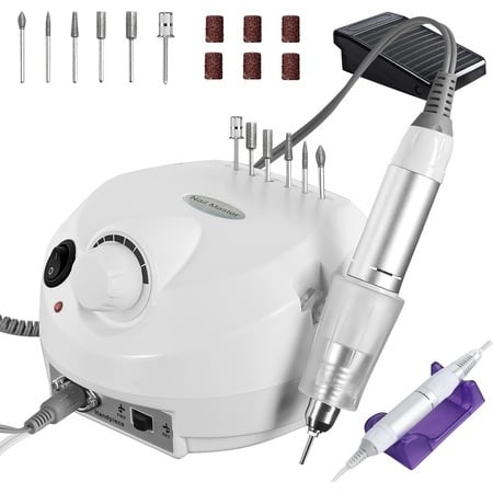Freza Pila Electrica Unghii Profesionala 35.000 RPM , Alb