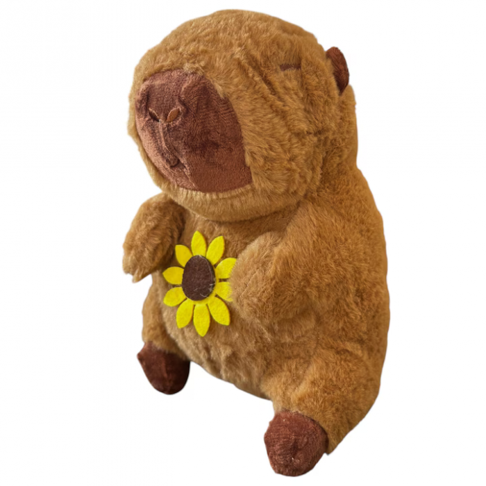 Jucărie de pluș Capibara, modele Ananas, Floare, Stea, Morcov, Capsuna, Acadea, 20 cm, moale și realistă, cadou perfect pentru copii