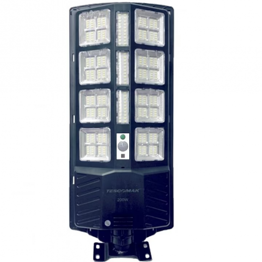 Lampa stradala solara integrata cu telecomanda, Putere - 300 W, culoare negru