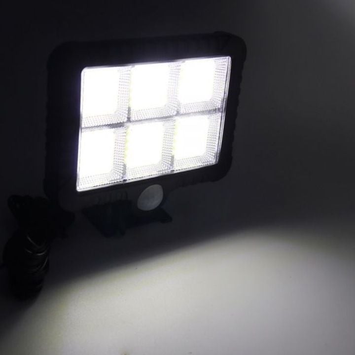 Solar LED Projector Duo 220 lm, Cold Light, with Motion Sensor, IP44, Solar Power Autonomy, Outdoor Lighting for Yard, Garden, Alleys or Terrace, Compact and Modern Design