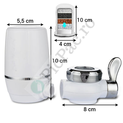 Filtru de Apă pentru Robinet – Purificare Instantă și Eliminare Clor